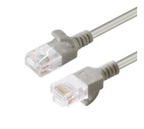 U/UTP CAT6A Slim 0.15M Grey V-UTP6A0015-SLIM (5715063368442) ( JOINEDIT66037490 )