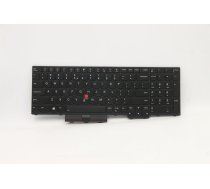 Lenovo ThinkPad L15 Gen1/Gen 2 Keyboard English Black ( 5N20W68314 US English Euro backlit ) aksesuārs portatīvajiem datoriem