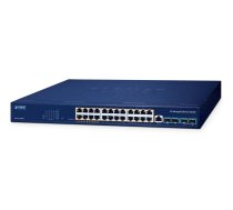 Planet 24-Port PoE+ Managed Switch GS-6311-24HP4X ( GS 6311 24HP4X Layer 3 8-Port 10/100/1000T ) komutators