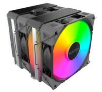 Montech NX600 ARGB CPU Kuhler Dual Tower- 2x 120mm schwarz NX600 ARGB (B) (4710562741780) ( JOINEDIT84713321 ) procesora dzesētājs ventilators