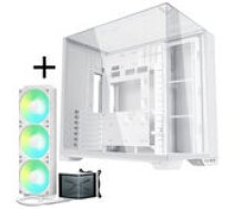 Lian Li O11 Vision Compact + TRYX PANORAMA SE ARGB Komplett-Wasserkuhlung - weis 360mm GABU-572 ( JOINEDIT74895568 ) Datora korpuss