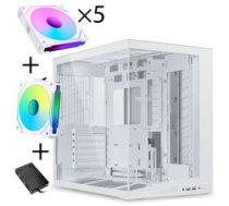 Lian Li O11 Dynamic Mini V2 "Total Flow" UNI FAN SL INF Edition - white (Incl. Controller) ( GABU 756 ) Datora korpuss