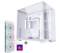 Lian Li O11 Vision Compact Gehause Bundle + HydroShift II LCD-S 360TL AiO - weis GABU-769 ( JOINEDIT86890801 ) Datora korpuss