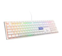 Ducky One 3 Classic Pure White Gaming Tastatur RGB LED - MX-Red (US) DKON2108ST-RUSPDPWWWSC1 (4711281565985) ( JOINEDIT50235498 ) klaviatūra