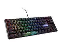Ducky One 3 Classic Black/White TKL Gaming Tastatur RGB LED - MX-Black (US) DKON2187ST-AUSPDCLAWSC1 (4711281566166) ( JOINEDIT50231888 ) klaviatūra