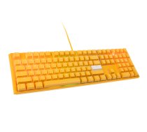 Ducky One 3 Yellow Gaming Tastatur RGB LED - MX-Clear (US) DKON2108ST-WUSPDYDYYYC1 (4710578309097) ( JOINEDIT50232708 ) klaviatūra