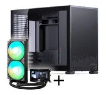 Jonsbo D32 STD PC-Gehause + TRYX PANORAMA Komplett-Wasserkuhlung ARGB - 240mm schwarz GEJB-179 ( JOINEDIT80292170 )