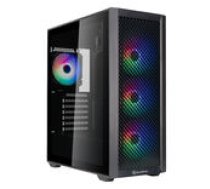 SilverStone SST-FA515XR-BG FARA Midi-Tower ARGB tempered glass - schwarz SST-FA515XR-BG (4710679817941) ( JOINEDIT80003297 ) Datora korpuss