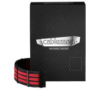 CableMod C-Series Pro ModMesh Sleeved 12V-2x6 12VHPWR Dual StealthSense Cable Kit for Corsair RMi RMx (Black Label) - schwarz/rot CM-PCSR-16X2KIT-NKKR-R-SS (0703670116377) ( JOINEDIT70957021 )