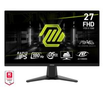 LCD MonitorMSIMAG 275F27"GamingTiltMattePanel IPS1920x108016:9180Hz0.5 msColour BlackMAG275F ( MAG 275F 4711377193221 MSI MAG 275F ) monitors