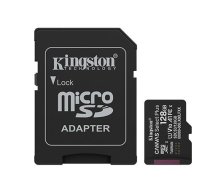 Kingston Technology 128GB microSDXC Canvas Select Plus Gen3 150MB/s A1 Card + Adapter ( SDCS3/128GB 740617348453 KSDCS3/128GB ) atmiņas karte