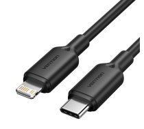 CABLE USB-C TO LIGHTNING/2M BLACK LAKBH VENTION ( LAKBH S9913820 ) USB kabelis