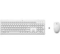 Klawiatura + mysz HP 230 Bezprzewodowa Biala 230 WL MOUSE+KB COMBO WHT 230 (5715063667880) ( JOINEDIT66855081 )