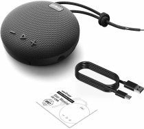 Wise Tiger C200 Bluetooth bezvadu skaļrunis 5W / IPX7 / TWS / 800mAh ( WT C200BK 4752253012366 ) pārnēsājamais skaļrunis