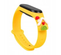 Hurtel Opaska Strap Xmas do Xiaomi Mi Band 3 / 4 swiateczny silikonowy pasek bransoletka z domkiem - zolta 5907769331114 (5907769331114) ( JOINEDIT73881767 )