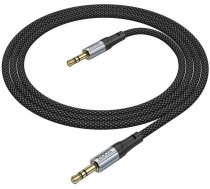 Kabel Hoco Jack 3.5mm - Jack 3.5mm 1.2m czarny 15597321 (6942007612500) ( JOINEDIT80144385 ) kabelis video audio