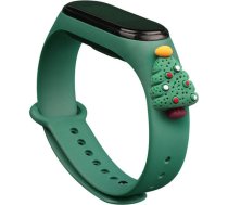Hurtel Opaska swiateczna do Xiaomi Mi Band 3/4 ciemnozielony (choinka 2) 9145576220788 (9145576220788) ( JOINEDIT40837531 )
