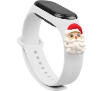 Hurtel Strap Xmas opaska do Xiaomi Mi Band 4 / Mi Band 3 silikonowy pasek bransoletka bialy 9145576220818 (9145576220818) ( JOINEDIT40798651 )