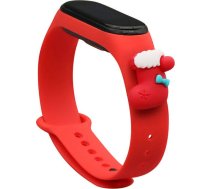 Hurtel Strap Xmas opaska do Xiaomi Mi Band 4 / Mi Band 3 silikonowy pasek bransoletka czerwony (skarpeta) 9145576220870 (9145576220870) ( JOINEDIT40837538 )