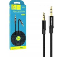 Kabel Qed Jack 3.5mm - Jack 3.5mm 2m czarny (32182) 32182 (6973224873689) ( JOINEDIT63608975 ) kabelis video audio
