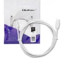 Kabel USB Qoltec USB-C - USB-C 2 m Bialy (52346) 52346 (5901878523460) ( JOINEDIT84253588 )