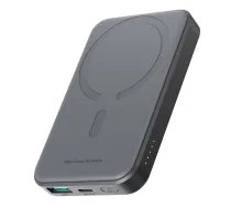 Ārējais akumulators Joyroom Powerbank Joyroom JR-W020 Mini 5000mAh USB-A USB-C inductive 20W - black + USB-C / USB-C cable 6956116713300 JR-W020 Mini (6956116713300) ( JOINEDIT90280299 )