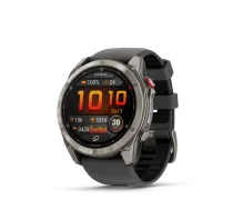 Viedpulksteni Garmin Fenix 8 Pro – 51 mm AMOLED Sapphire Titanium with Graphite/black silicone band sport watch 753759351007 010-03199-11 (753759351007) ( JOINEDIT90486146 ) Viedais pulkstenis smartwatch