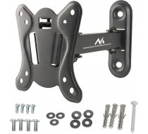 Maclean MC-416 TV Monitor Wall Mount 13"-32" 30kg Tilt Rotate max. VESA 100x100 Black Powder Coating LED OLED LCD Universal Bracket Holder ( MC 416 ) TV stiprinājums