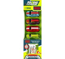 Mega Creative AUTO WYSCIG MET P/B 4SZT ZNAKI 9X30X4 MC 120/240 055-1D (5904335846119) ( JOINEDIT62667972 ) Rotaļu auto un modeļi