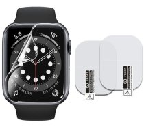 Mocco Premium Hydrogel Film Aizsargplēvīte viedpulksteņu ekrānam Apple Watch S8/S9 41mm ( MO HYD APWATCH S941 4752168121061 ) aizsardzība ekrānam mobilajiem telefoniem