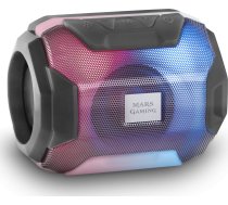 Mars Gaming MSBAX Bluetooth Bezvadu Skaļrunis ar Radio / MicroSD / RGB / USB / 10W ( MSBAX 4710562758948 ) pārnēsājamais skaļrunis