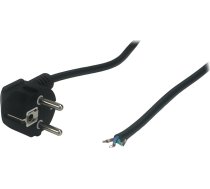 MPL Power POSAC-10/7/7L-18B: POS AC cable CEE7/7-YJ-03-90?[10A]-tinned ends H05VV-F3G0 75 L=1800 black POSAC-10/7/7L-18B (5902135165126) ( JOINEDIT76222086 )