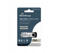 MediaRange USB-Stick USB 3.2 Gen1 USB-C 256GB ( MR1955 4260664879510 519607 ) USB Flash atmiņa