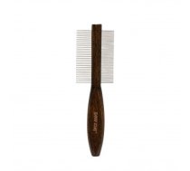 Ekskluzywny grzebie dwustronny dla zwierzt trzonek drewno bukowe metalowe piny 29/78 pinw wym.5 4x21cm BK-14625 (5904479146250) ( JOINEDIT76918913 )