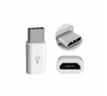 Mocco Universāls Adapteris Micro USB uz Type-C USB Savienojums Balts ( MC AD TYPECM WH 4752168021057 )
