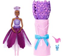 Lalka Barbie Mattel Petal Pop Kwiatowa niespodzianka Fioletowa stokrotka (JMF58) 15764566 (194735375721) ( JOINEDIT84263692 ) bērnu rotaļlieta