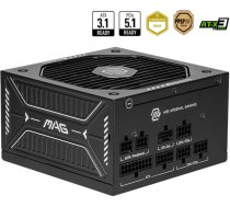 Zasilacz MSI MAG A650GLS PCIE5 650W ATX 3.1 (306-7ZPHY11-HD8) 306-7ZPHY11-HD8 (4711377292290) ( JOINEDIT87069054 ) Barošanas bloks PSU