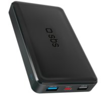 Enerģijas krātuve SBS 10000mAh 10W Black USB 2.1A 10W USB 1A 5W USB-C 2.1A 8018417293931 TTBB10000FASTK (8018417293931) ( JOINEDIT90367896 ) Powerbank mobilā uzlādes iekārta