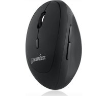 Mysz Perixx Mysz bezprzewodowa Perixx PERIMICE 719L optyczna wertykalna pionowa bezklikowa czarna silent dla leworecznych ( 11635 PERIMICE-719L ) Datora pele