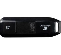 PARTIOT FLASHDRIVE Xporter 3 64GB Type A USB3.2 ( PSF64GX3B3U ) USB Flash atmiņa