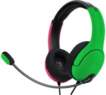 PDP Headset Stereo LVL40 Pink/Grün für Nintendo Switch (500-162-PKGR-EU) 708056068042 ( 500 162 PKGR EU ) spēļu konsole