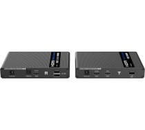 Kabel PremiumCord HDMI 2.0 KVM extender Ultra HD 4kx2k@60Hz na 70m z przesylem USB khext70-4 (8592220021047) ( JOINEDIT60005508 ) kabelis video audio