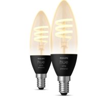 Philips Hue LED Candle E14 White Ambiance 4 9W 2-Pack ( 4984475EG722494 929003145202 ) apgaismes ķermenis