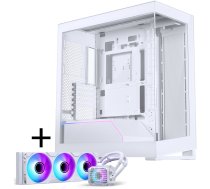 PHANTEKS NV-Serie NV5 MK2 ATX-Gehause Tempered Glass DRGB - Matte White + Glacier One 360M25 Gen2 DRGB AiO Wasserkuhlung - 360mm ( GABU 517 ) Datora korpuss