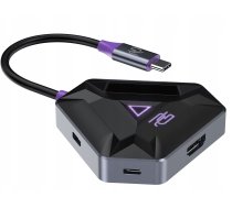 Hub Dla Graczy Gamingowy 2x Usb-c 2x Usb 3.0 Hdmi Pd 100w Laptop Pc Proove / Hbpg18221205 / Spectre Gaming Hub SB10610 (6901114161783) ( JOINEDIT79347997 )