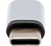 Proxtend usbc-microbas cambiador de genero para cable usb-c usb micro b plata (proxtend usb-c to usb 2.0 micro b adapter silver) 57145901061 ( USBC MICROBAS JAB-6989382 )