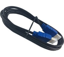 Cable HDMI-HDMI 1.4v 1 2M Black ( 5908266361062 27944 KAB0041-BLACK ) kabelis video audio