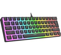 Wired mechanical keyboard - Rampage RADIANT K11 Black RGB ( RADIANT K11 BLACK ) klaviatūra