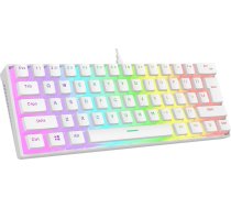 Wired mechanical keyboard - Rampage RADIANT K11 White RGB ( RADIANT K11 WHITE ) klaviatūra