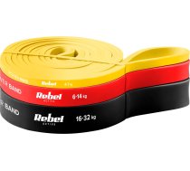 Rebel Active Zestaw gum do cwiczen lateksowy - Power Band PLs-1 4-32 kg 3 gumy Active RBA-3000-S3 (5901890098618) ( JOINEDIT63629743 )